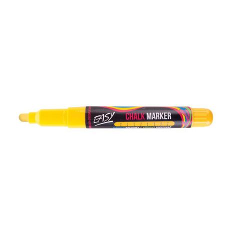 Marker kredowy Easy okrągły 6.5mm, Żółty